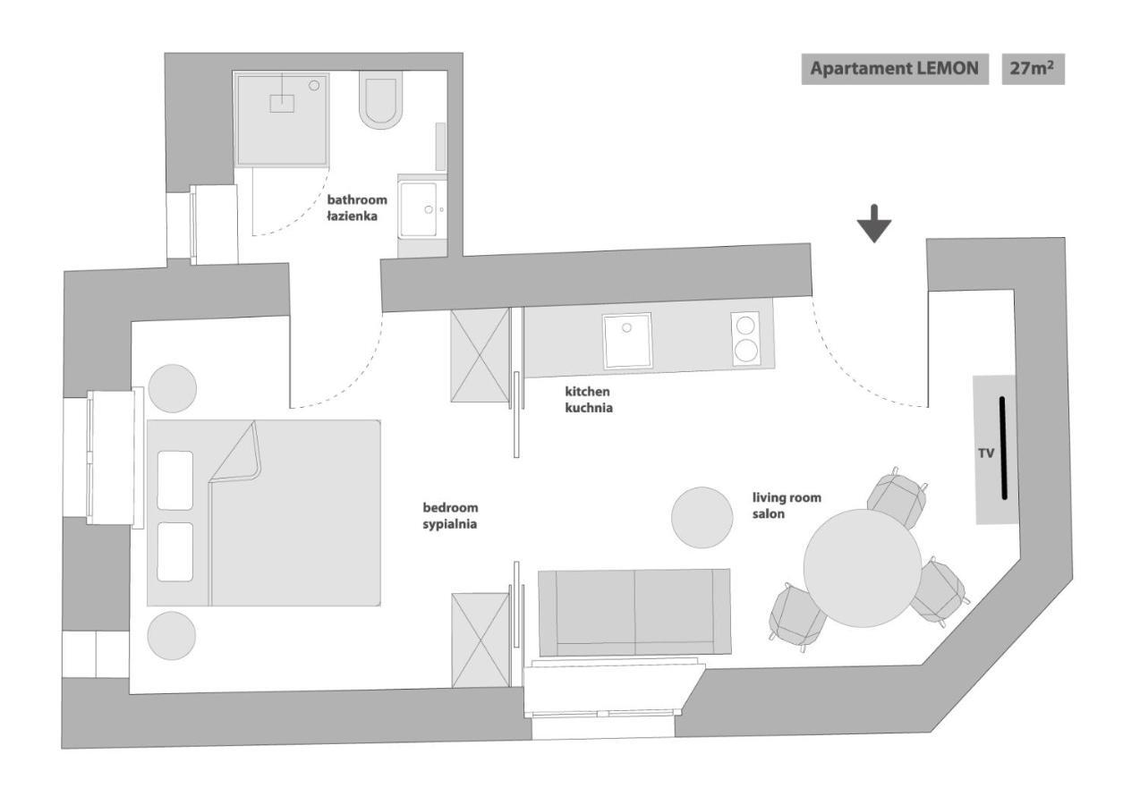 Sanhaus Apartments - Chopina 13 - Apartamenty W Centrum, 5 Minut Od Plazy I Deptaka 索波特 客房 照片
